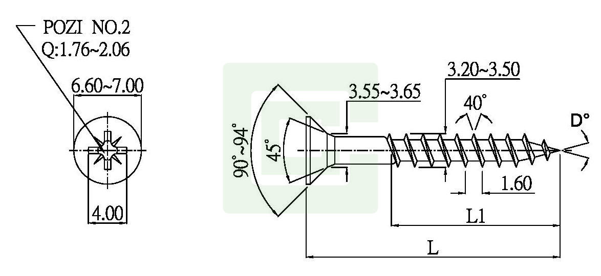 Chipboard Screw  Sekrup Produsen - Chan Chin C.