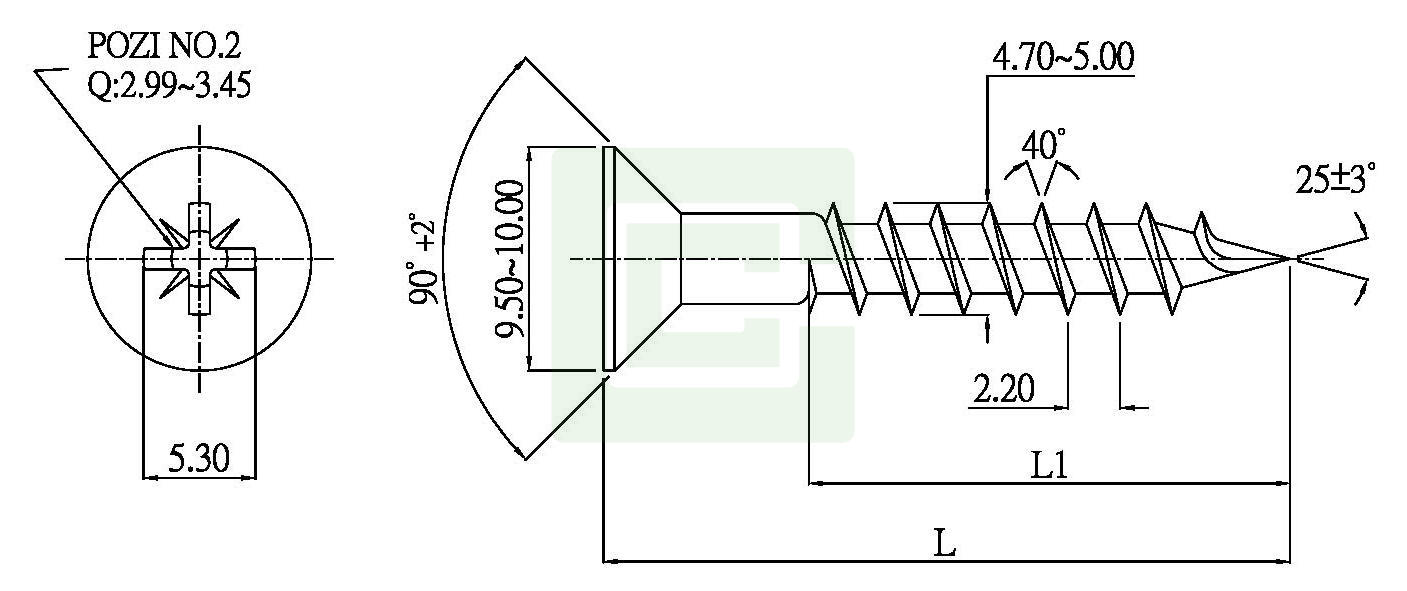 Chipboard Screw  Sekrup Produsen - Chan Chin C.